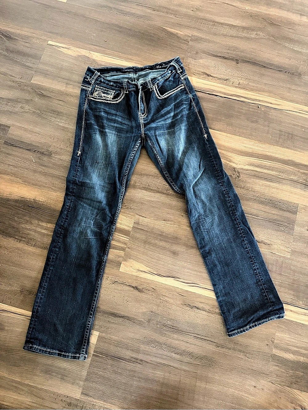 CGT Bootcut Jeans in Blue Waist